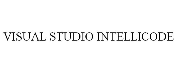 Trademark Logo VISUAL STUDIO INTELLICODE