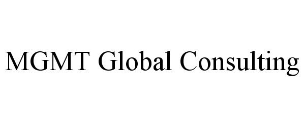  MGMT GLOBAL CONSULTING
