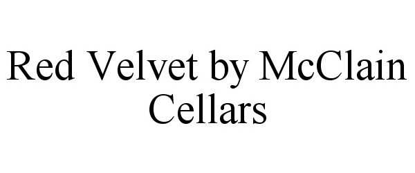  RED VELVET BY MCCLAIN CELLARS