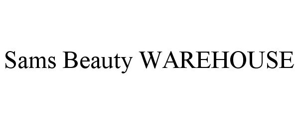 Trademark Logo SAMS BEAUTY WAREHOUSE