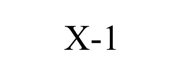 Trademark Logo X-1