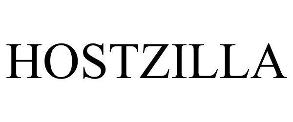 Trademark Logo HOSTZILLA