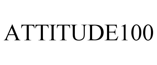 Trademark Logo ATTITUDE100