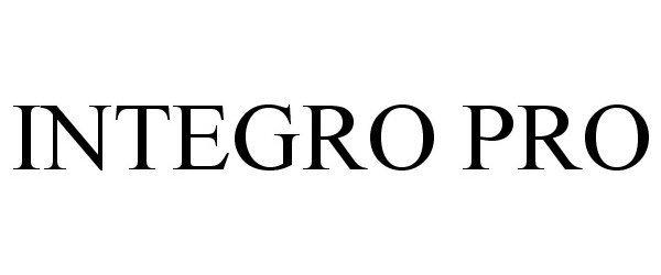 Trademark Logo INTEGRO PRO