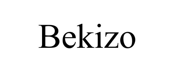Trademark Logo BEKIZO