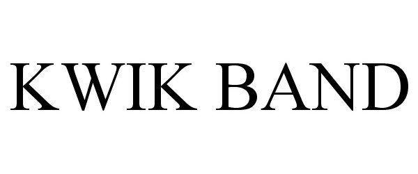 Trademark Logo KWIK BAND