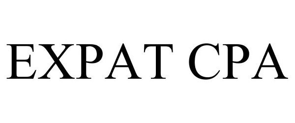 Trademark Logo EXPAT CPA