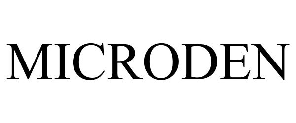 Trademark Logo MICRODEN