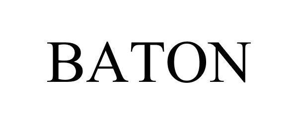 Trademark Logo BATON