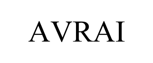 Trademark Logo AVRAI