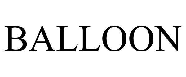 Trademark Logo BALLOON