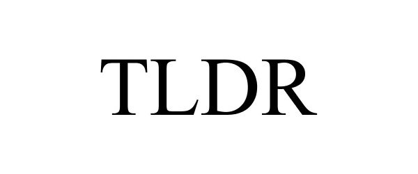 Trademark Logo TLDR