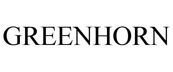 Trademark Logo GREENHORN