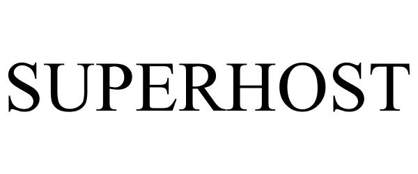 Trademark Logo SUPERHOST