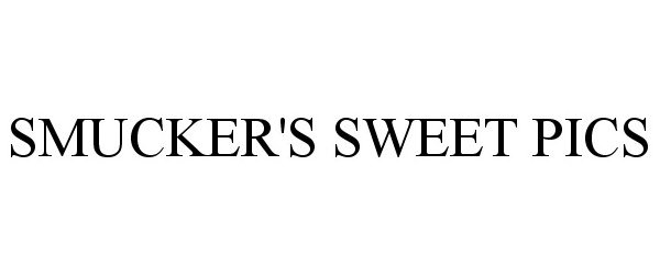 Trademark Logo SMUCKER'S SWEET PICS