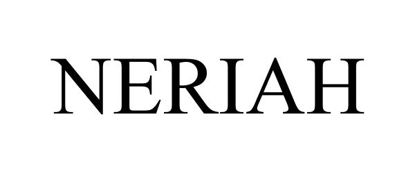 Trademark Logo NERIAH