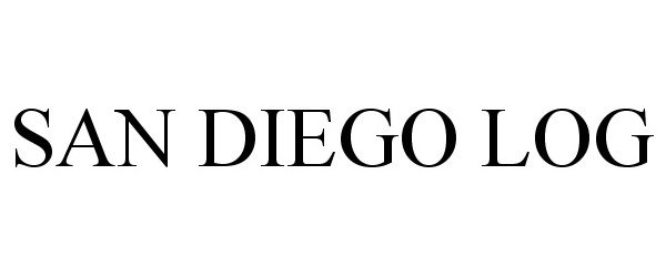 Trademark Logo SAN DIEGO LOG