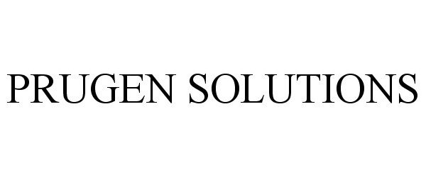 Trademark Logo PRUGEN SOLUTIONS