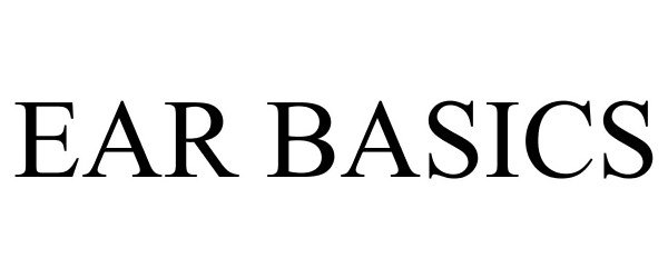 Trademark Logo EAR BASICS