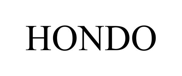 Trademark Logo HONDO