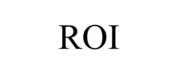 Trademark Logo ROI