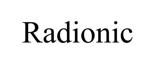 Trademark Logo RADIONIC