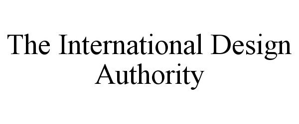  THE INTERNATIONAL DESIGN AUTHORITY