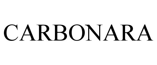 Trademark Logo CARBONARA