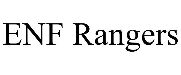 Trademark Logo ENF RANGERS