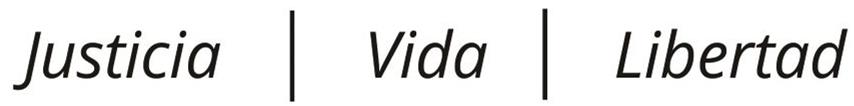 Trademark Logo JUSTICIA | VIDA | LIBERTAD