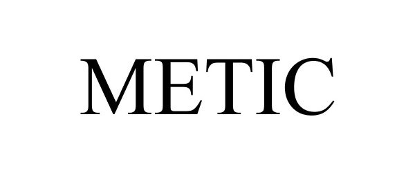 Trademark Logo METIC