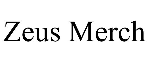 Trademark Logo ZEUS MERCH