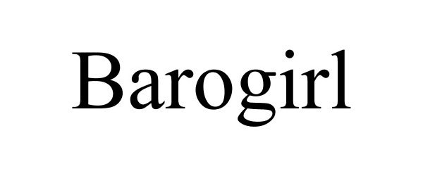 Trademark Logo BAROGIRL
