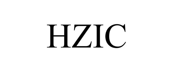 Trademark Logo HZIC