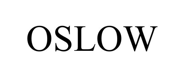 Trademark Logo OSLOW