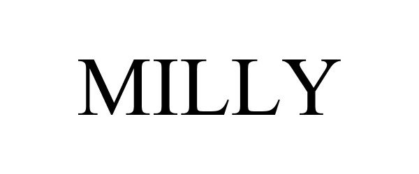 MILLY - Milly Organic Spirits, Llc Trademark Registration