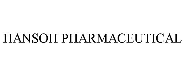  HANSOH PHARMACEUTICAL