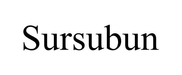  SURSUBUN