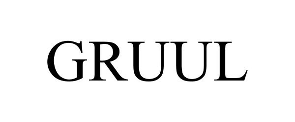 Trademark Logo GRUUL