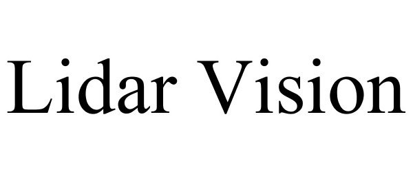 Trademark Logo LIDAR VISION