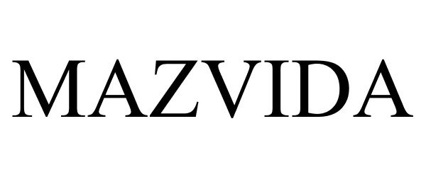 Trademark Logo MAZVIDA