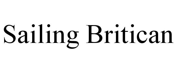  SAILING BRITICAN