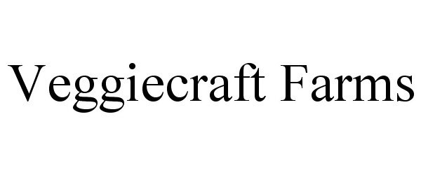 Trademark Logo VEGGIECRAFT FARMS