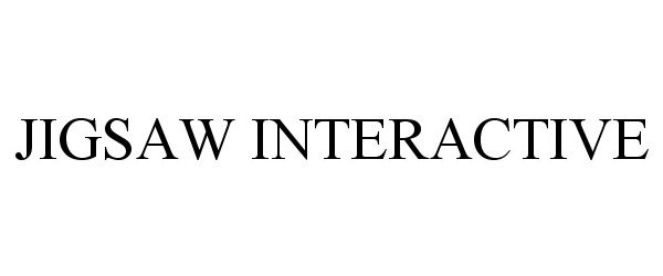 Trademark Logo JIGSAW INTERACTIVE