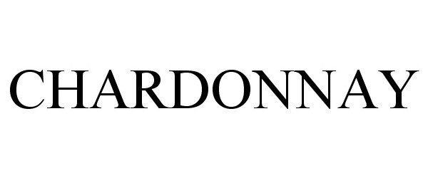 Trademark Logo CHARDONNAY