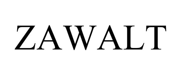 Trademark Logo ZAWALT
