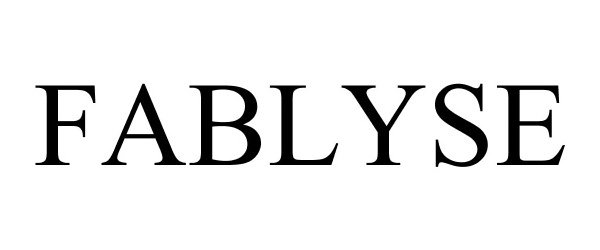 Trademark Logo FABLYSE
