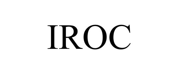 Trademark Logo IROC