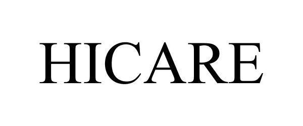 Trademark Logo HICARE