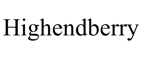  HIGHENDBERRY